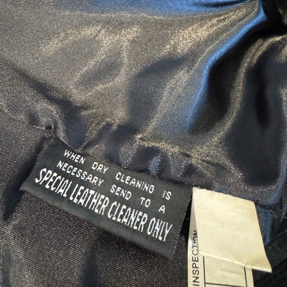 🟠 Vintage Maxima Wilsons Black 100% Leather Pants Size 8 - Picture 12 of 14